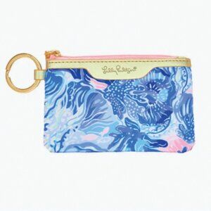 GIFTABLE! Lilly Pulitzer ID Case Keychain Pouch, brand new in sealed bag